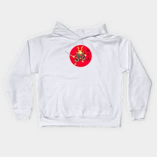 Shiba Inu Samurai Kids Hoodie